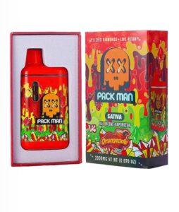 Packman V4 disposable vape in Orangeade sativa flavor