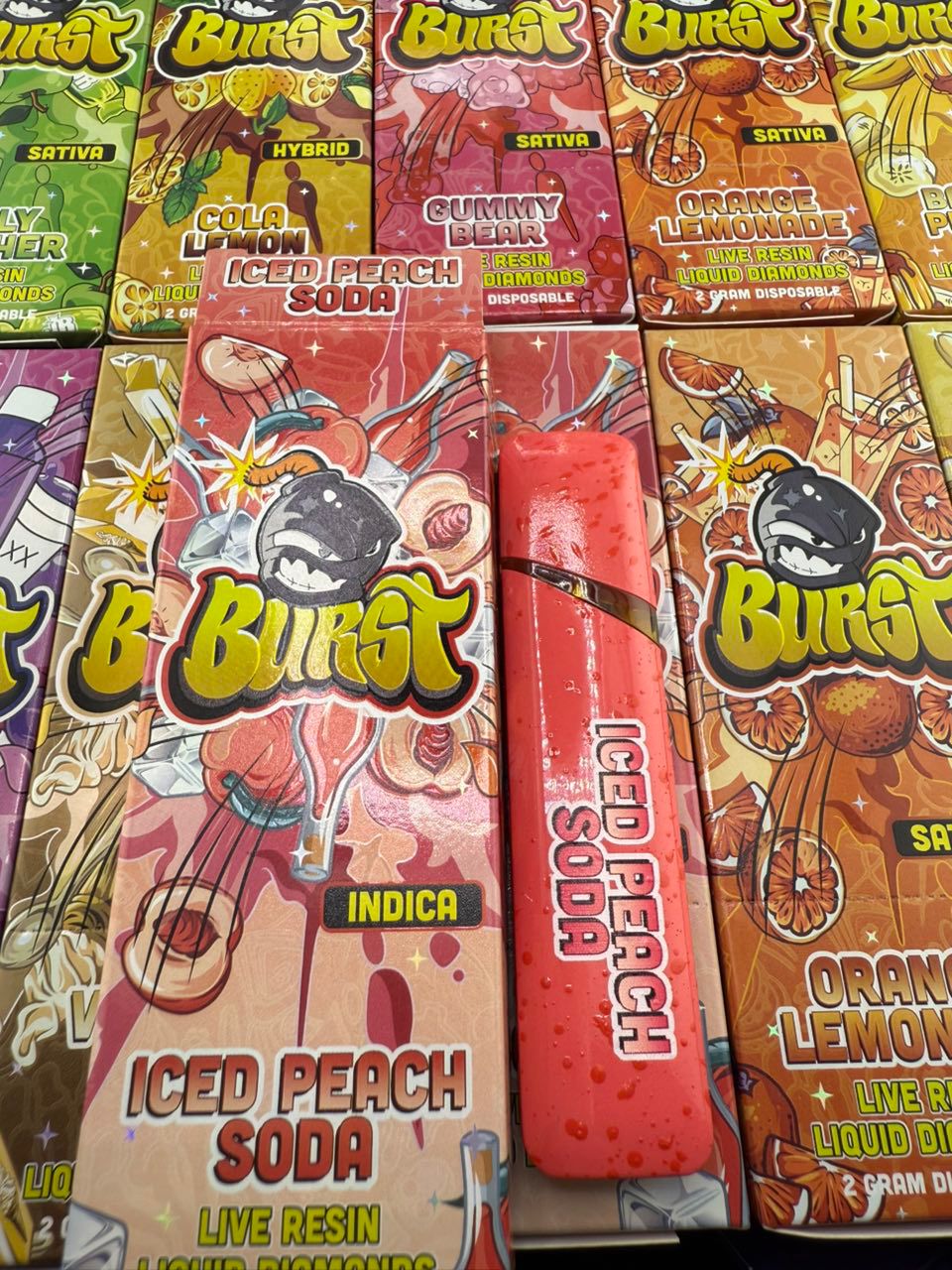 burst disposable