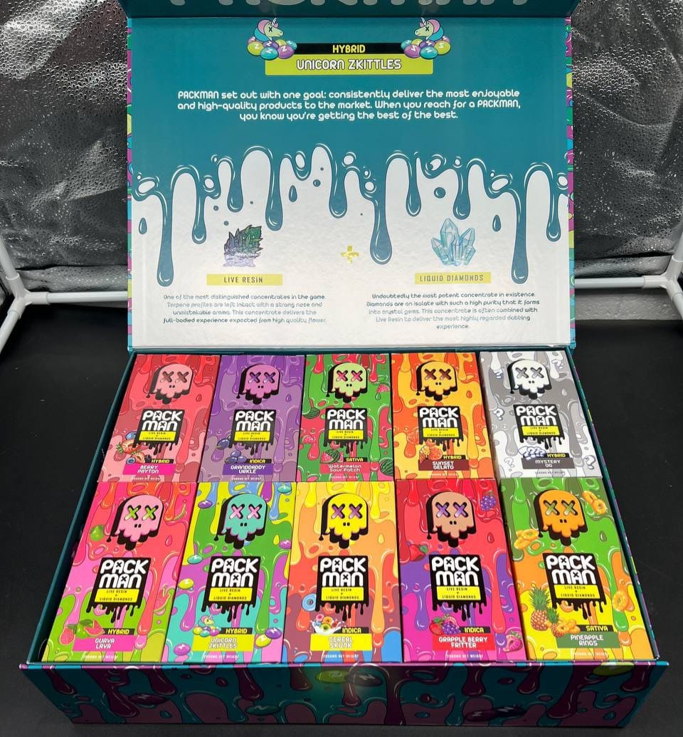 Packman live diamonds vape Gen2 2 gram disposable device